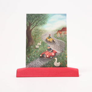 Bijdehansje Postcard | Rolling Race