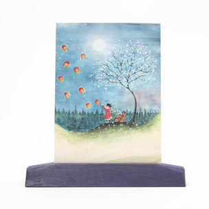 
Bijdehansje Postcard Girl with Lanterns
