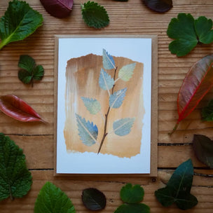 Birch notecard