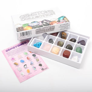 Inside the Gift Box for Gemstone Collection Set from British Fossils