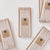 Packaged candles on a white background