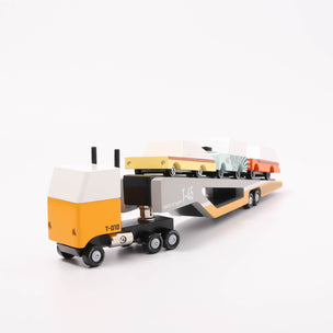 Candylab Toys Magnetic Car Transporter with drifter, mule and car | © Conscious Craft