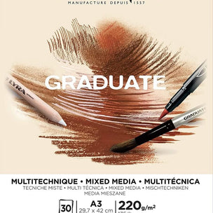 Graduate Mixed Media Natural A3 Pad