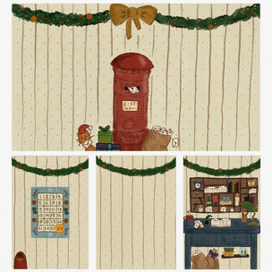Advent Post Office Wallpaper