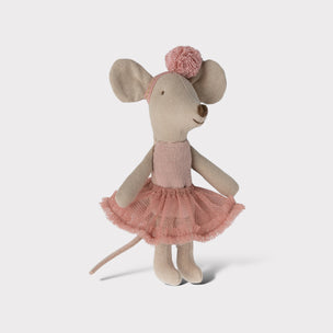 Maileg Ballerina Mouse Rose Little Sister | Conscious Craft