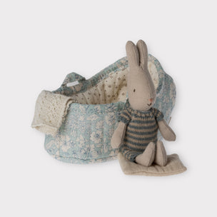 Maileg Rabbit  in Carry Cot | Conscious Craft
