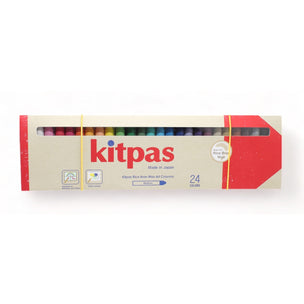 Kitpas Rice Bran Crayons 24 Colours | Conscious Craft