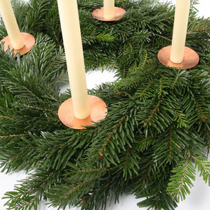 Copper Advent Wreath Candle Holder | © Conscious Craft
