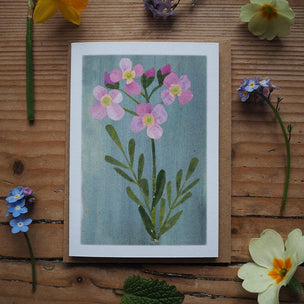 Cuckoo flower card