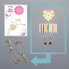 Mini Craft Kit  | Heart Friendship Bracelet Making Kit