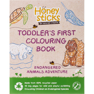 Honeysticks Toddler's First Colouring Book | Conscious Craft