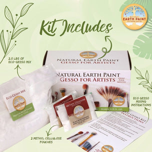Natural Earth Paint | Eco Gesso Kit