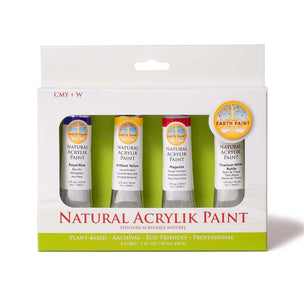 Natural Acrylik Paint 4 Set™ | CMY + White