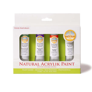 Natural Acrylik Paint 4 Set™  Vivid Naturals from Natural Earth Paint