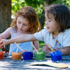 Children using mixed Nature Craft Paint Kit from Natural Earth Paint 