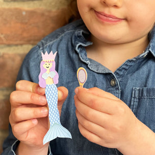 Mini Craft Kit | Make A Mermaid Peg Doll