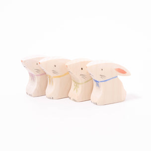 Eric & Albert Easter Bunny kits with Bows | © Conscious Craft