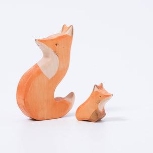 Eric & Albert Snuggling Foxes | ©️ Conscious Craft