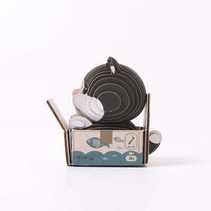 Eugy tuxedo Cat cardboard craft kit | © Conscious Craft