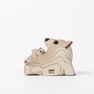 Eugy Polar Bear cardboard craft kit | © Conscious Craft