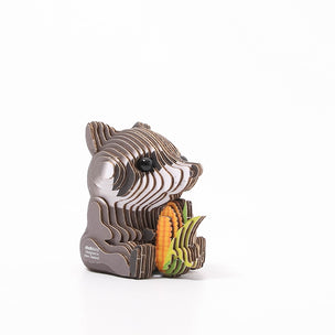 Cardboard Racoon Eugy | Raccoon | Kids Cardboard Craft Kit – Conscious Craft