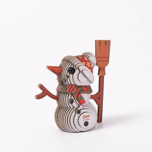Eugy Snowman cardboard craft kit | © Conscious Craft