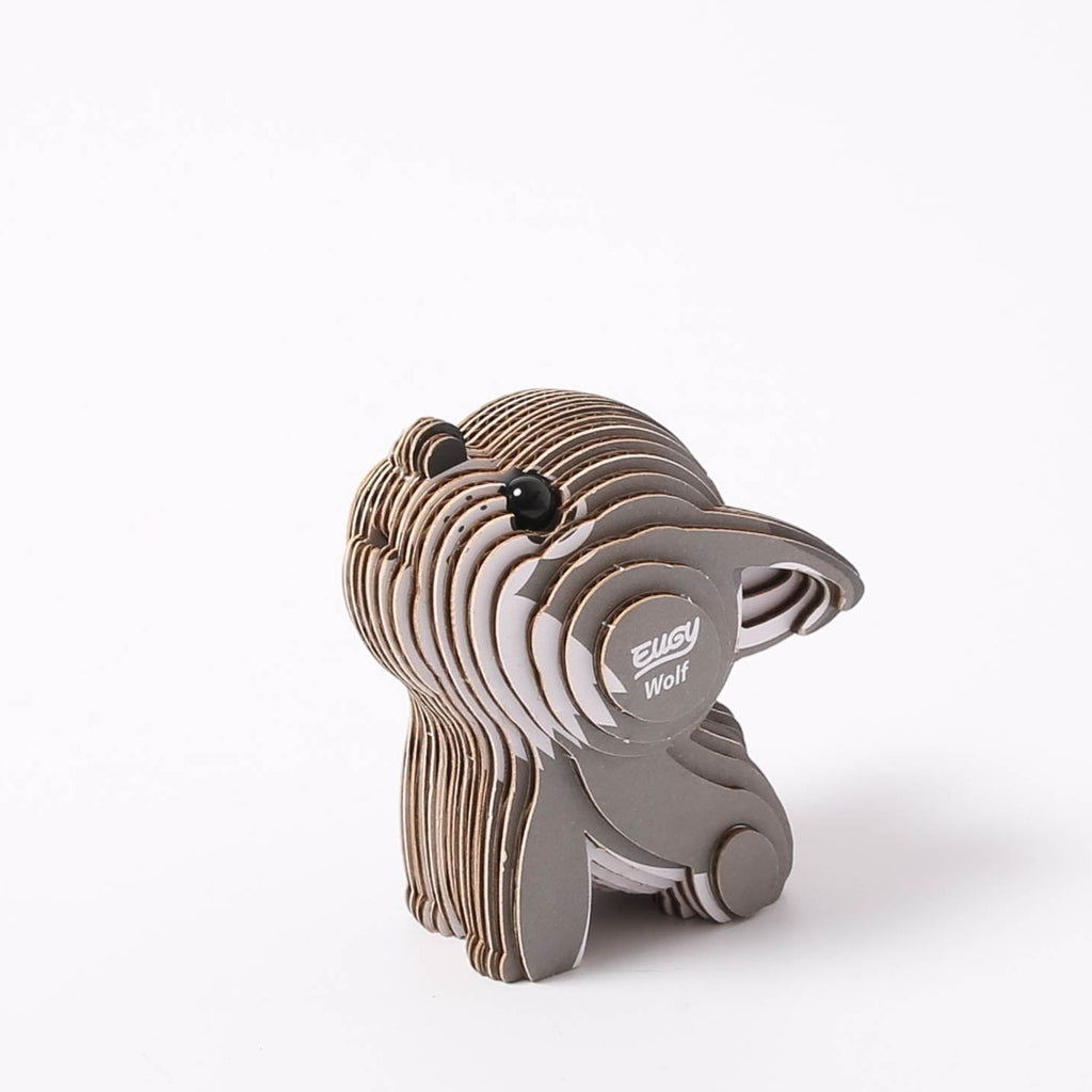 Eugy Wolf Kids Cardboard Craft Kit – Conscious Craft