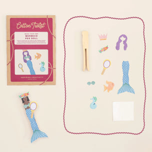 Mini Craft Kit | Make A Mermaid Peg Doll