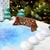 close up of felt ice rink
