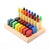 Wooden Crayon Holder 16 Blocks & 16 Crayons | From Jennifer | ©️ Conscious Craft