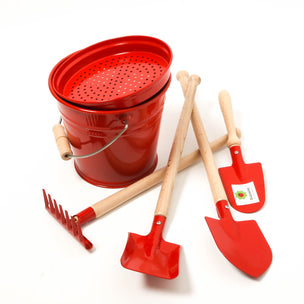 Metal Bucket | Red
