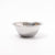 Stainless steel mixing bowl on a white background