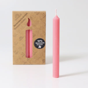 Grimm's Old Rose Beeswax Candles (10%) | Conscious Craft