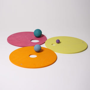 Rolling Discs | Warm Pastel