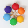 Grimm's 6 Rainbow Spinning Tops