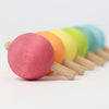 Grimm's 6 Pastel Spinning Tops
