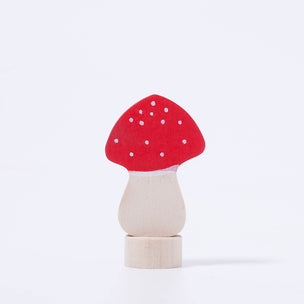 Grimm's Decorative Figure Fly Agaric Toadstool for the Celebration Rings 