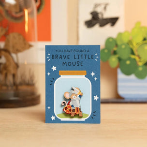 Dapple & Dot Brave Little Mouse Pin