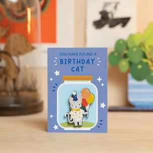 Dapple & Dot Birthday Cat Pin