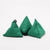 Pyramid Bean Bag in green, sold in sets of 3