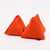 Pyramid Bean Bag in orange, sold in sets of 3