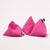 Pyramid Bean Bag in pink, sold in sets of 3