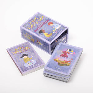 Junior Tarot of Doom card deck with packaging on a white background