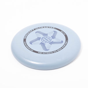 Ultrastar Flying Disc 175g, 100% Recycled materials, available in Niagara Blue perfect for play in the park | ©️ Conscious Craft