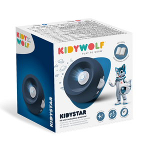 Kiddywolf Kidystar product packaging on a white background