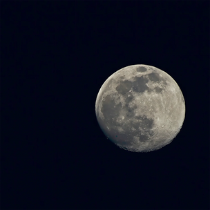 Full moon with a dark background