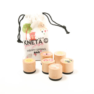 Wooden Stamp Set |  Happy Spring