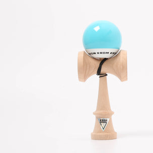 Kendama Krom MIKRO Sky Blue, lemn de fag, complet jucabil, 8cm Kendama Krom MIKRO Sky Blue, lemn de fag, complet jucabil, 8cm