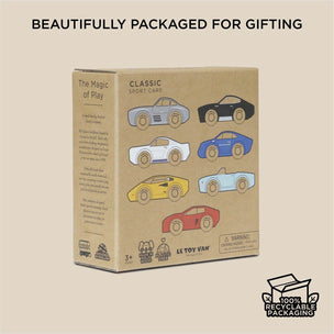 Le Toy Van Classic Wooden Sports Cars | 7 car Set