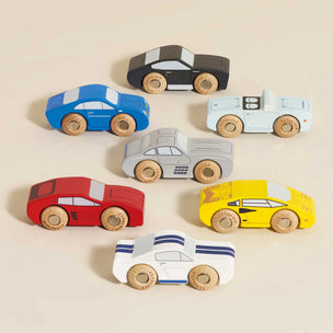 Le Toy Van Classic Wooden Sports Cars | 7 car Set